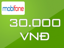 Thẻ Mobifone 30.000đ