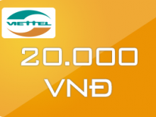 Thẻ Viettel 20.000đ